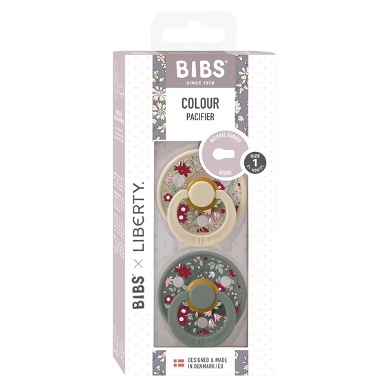 BIBS X Liberty Colour Kamilla Fenyőzöld Mix 0-6 hó 2db - Image 2