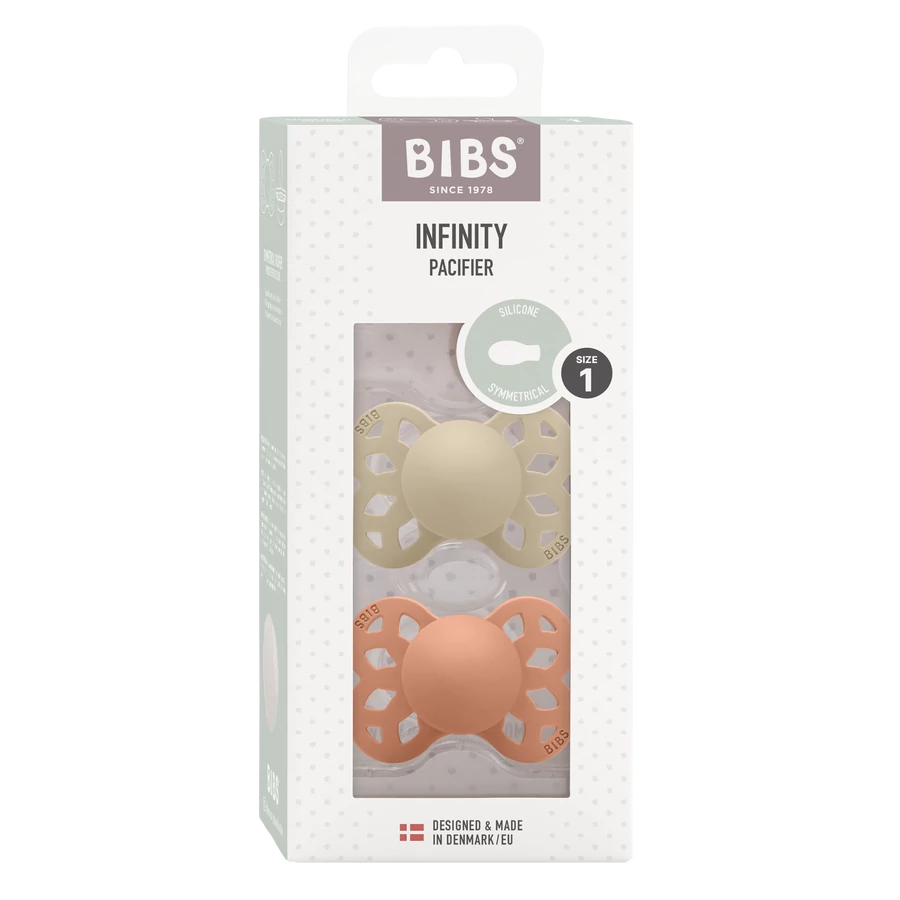 BIBS Infinity szett Vanília/Barack 0-6 hó (2db) - Image 2