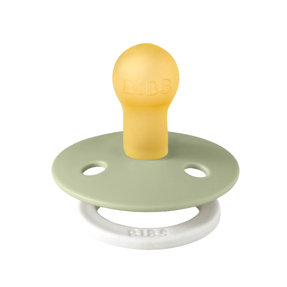 BIBS játszócumi- Colour natúr kaucsuk 6-18  hó esti zsálya 1db tasakban - Image 3